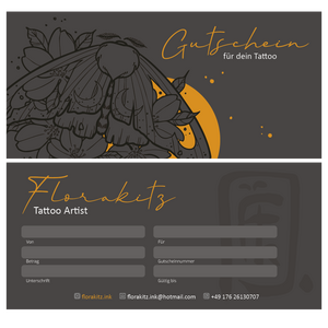 Gutscheinkarte für florakitz.ink